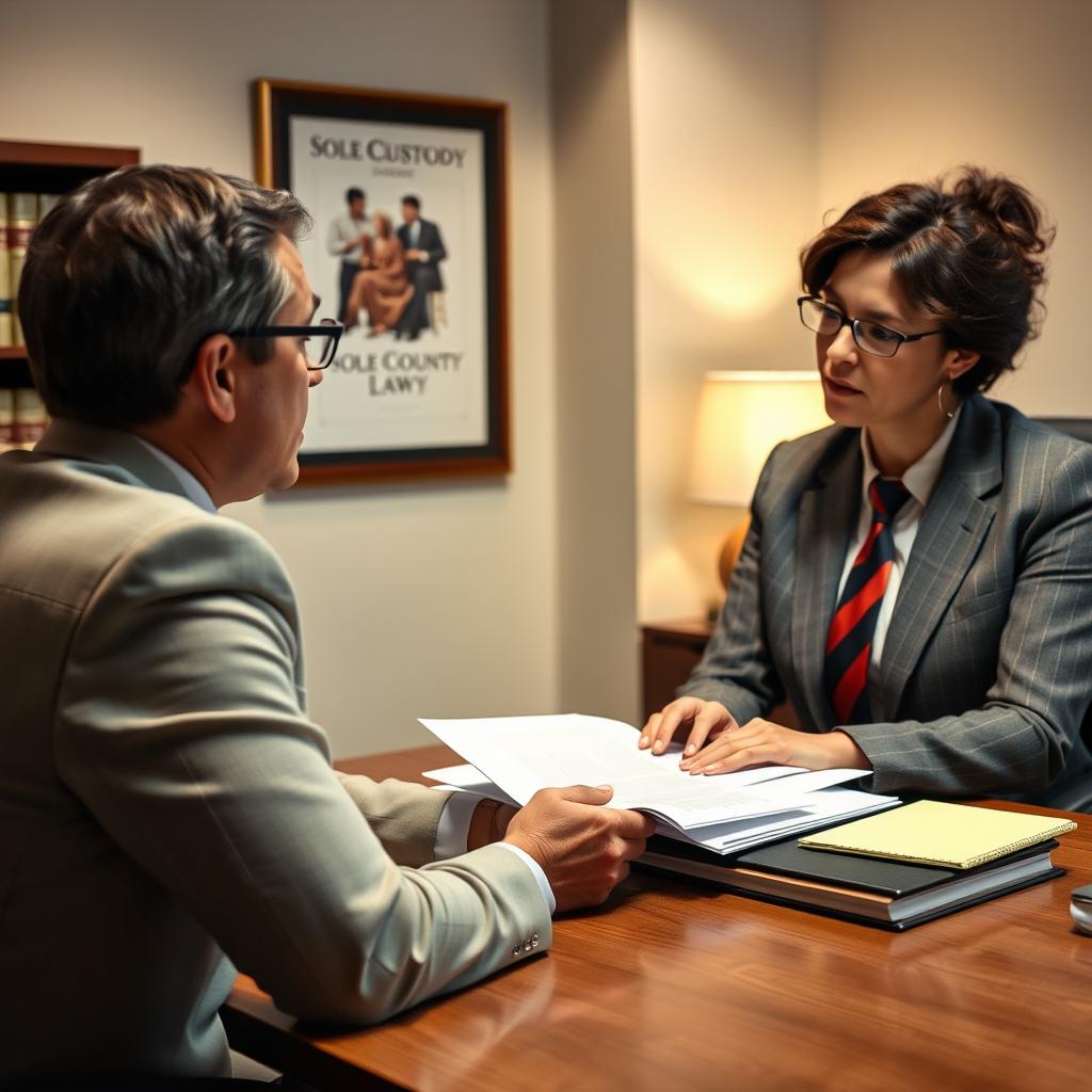 sole custody lawyer Montgomery County