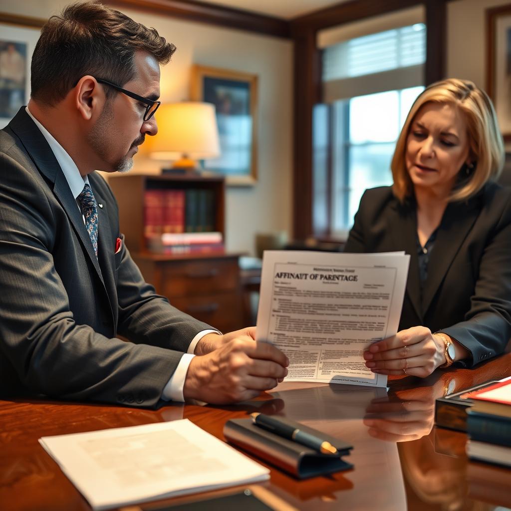 affidavit of parentage lawyer Wicomico County, MD