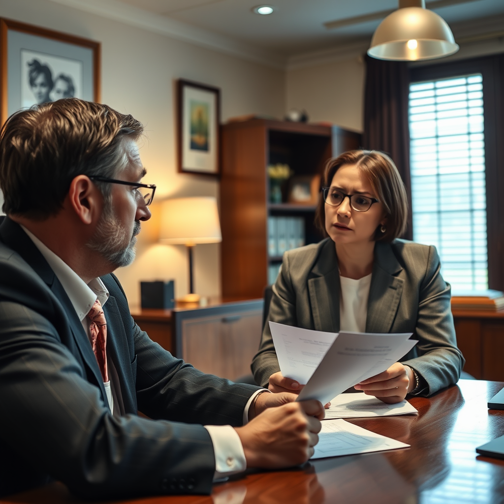 How is child custody decided in Harford County